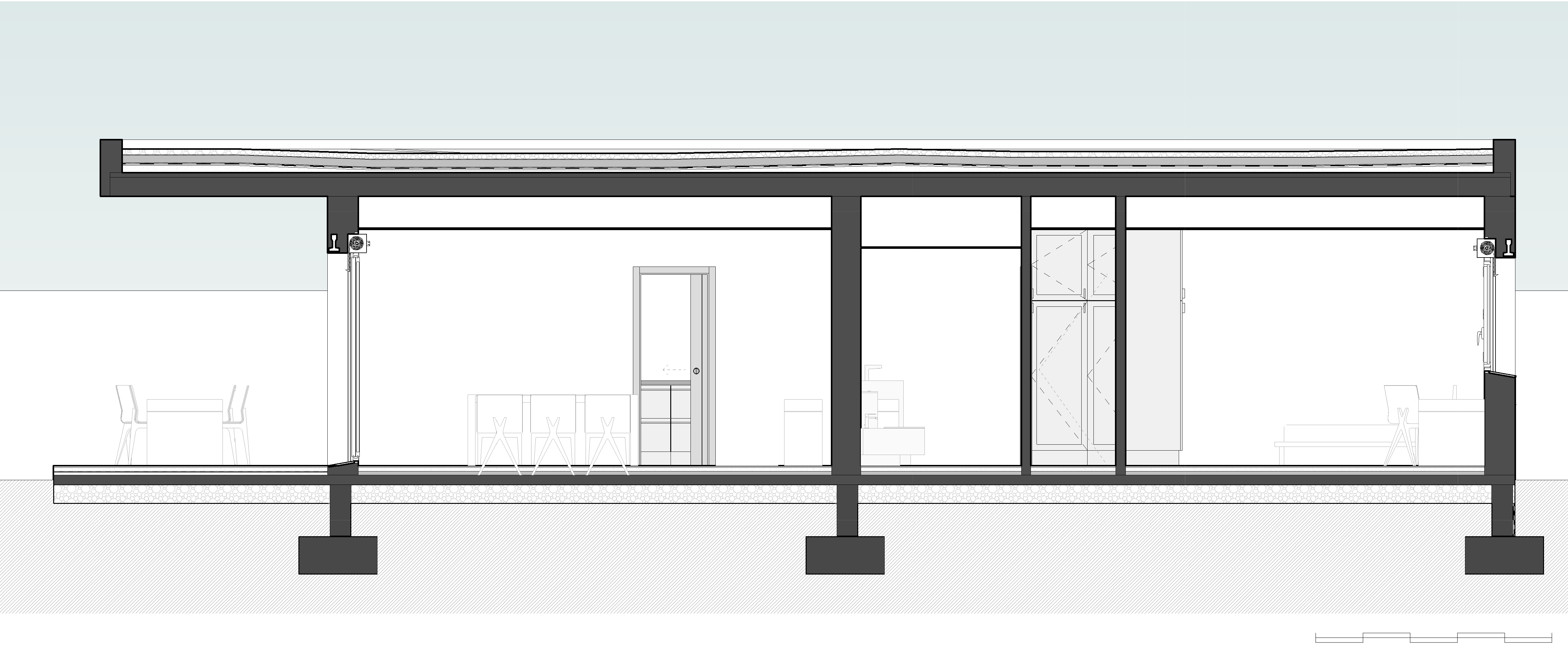 esvibar arquitectos plano sección