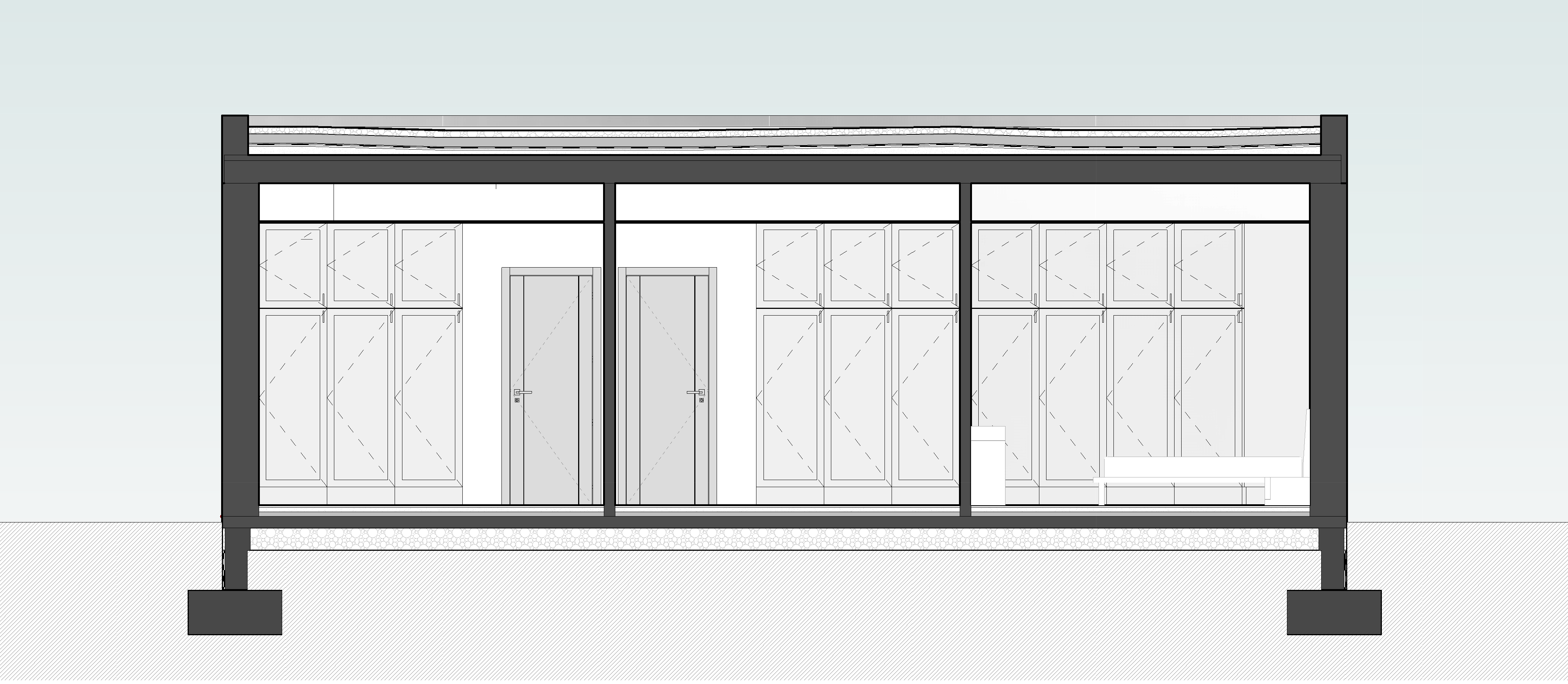 esvibar arquitectos plano sección