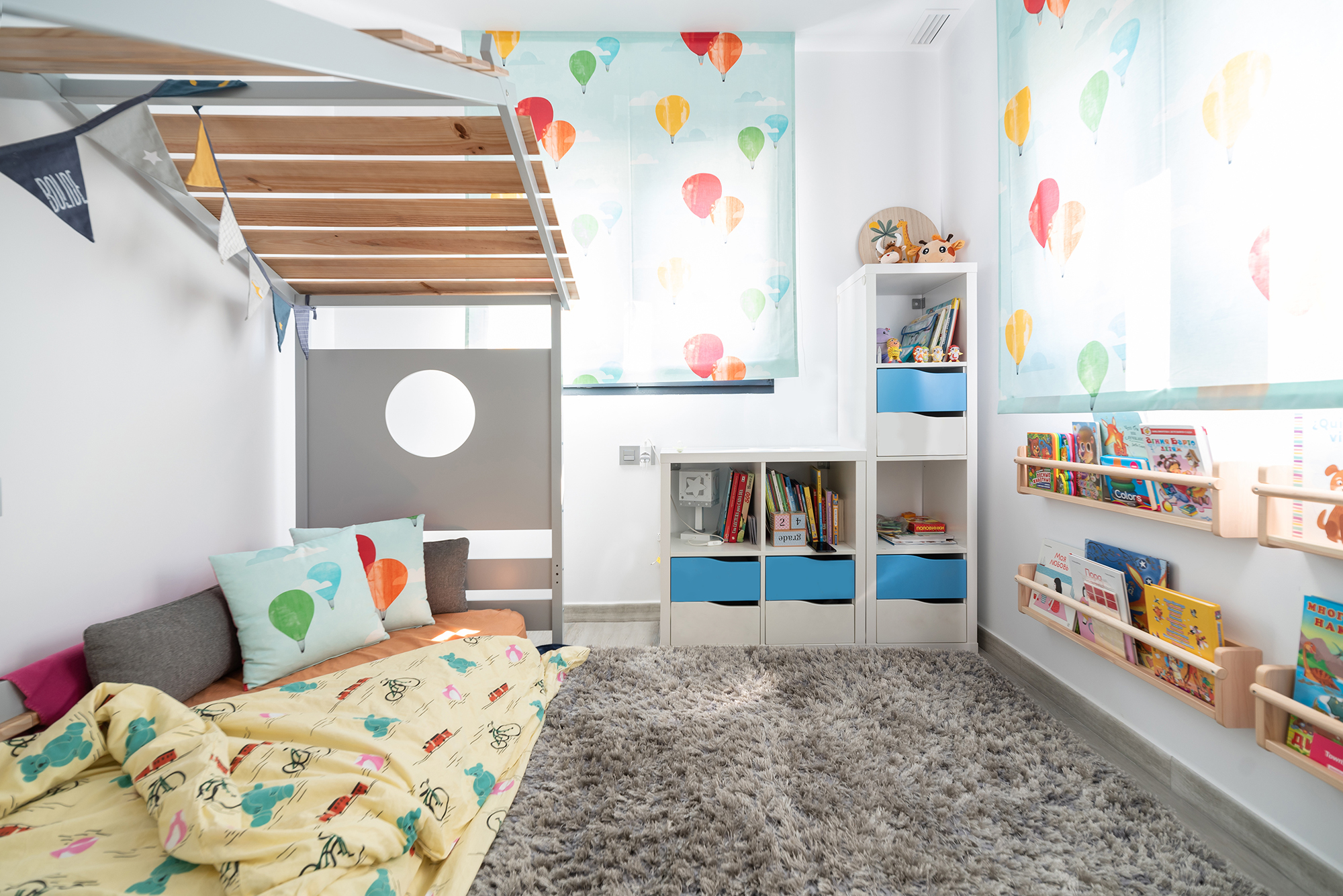 Villa Luca esvibar arquitectes interiorismo casa prefabricada dormitorio infantil proyecto obra nueva