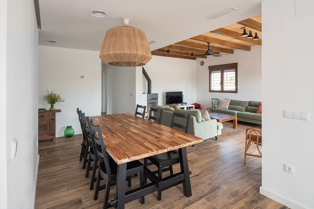 Villa Marisa esvibar arquitectes salón