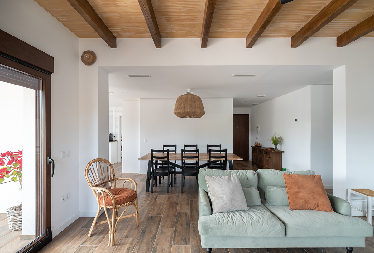 Villa Marisa esvibar arquitectes salón