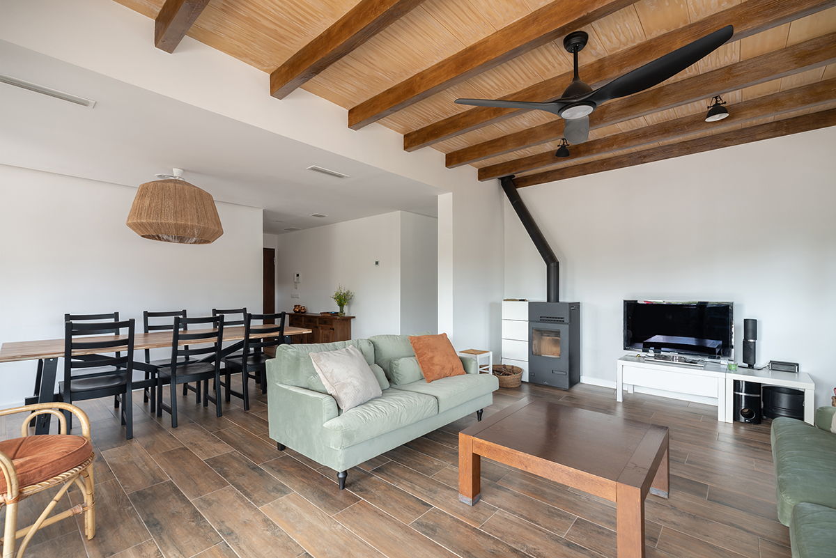 Villa Marisa esvibar arquitectes salón