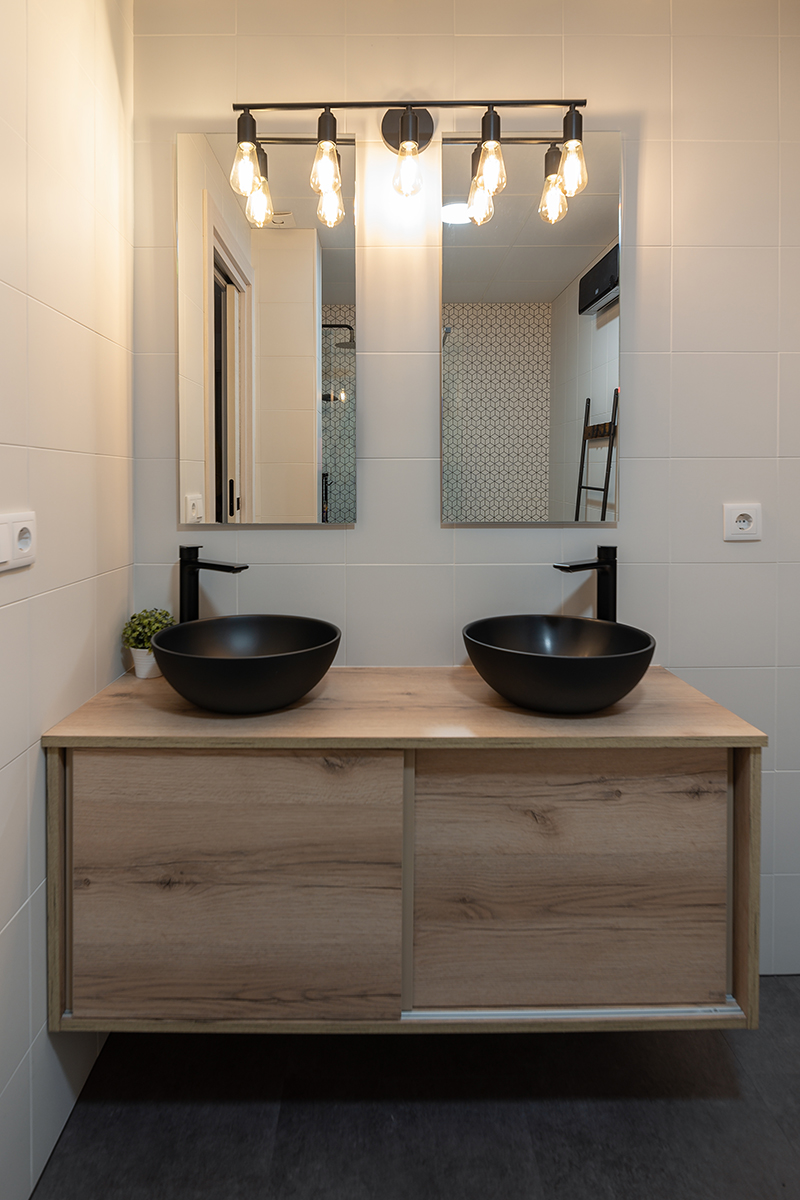 Baño esvibar arquitectes reforma integral piso